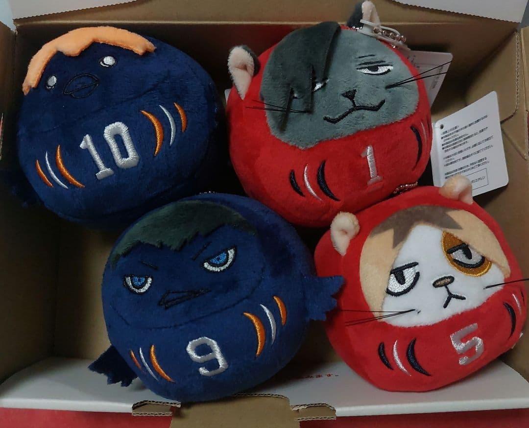 ハイキュー!!　ダルマ　マスコット ストラップ ハイキュー TO THE TOP アニメキャラクター ころころだるまますこっと