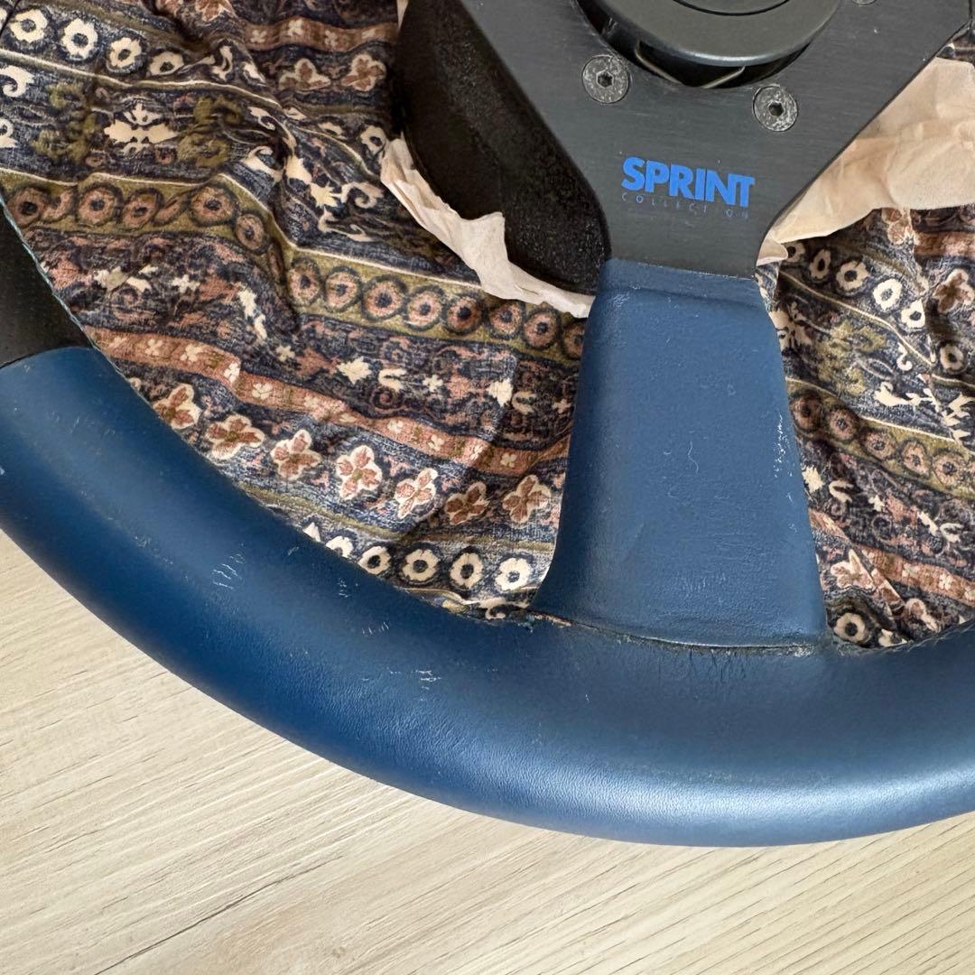 atc ステアリング スプリント S14 日産 ニッサン ボス付き ブルー