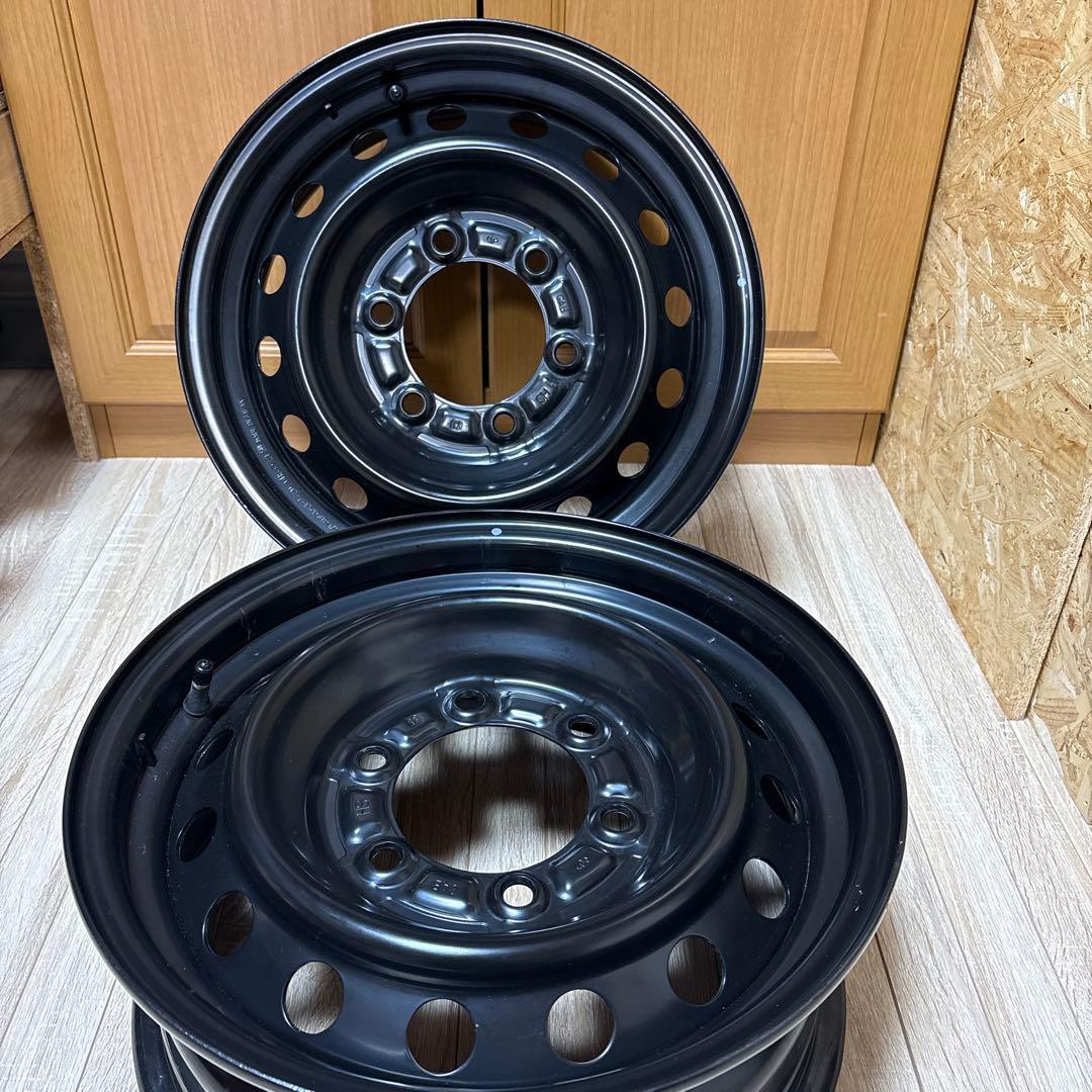 送料無料 鉄チン ハイエース 新車外し15インチ ホイール 激安 単品1本】トヨタ ハイエース 100系/2WD 純正 スチール 鉄ホイール