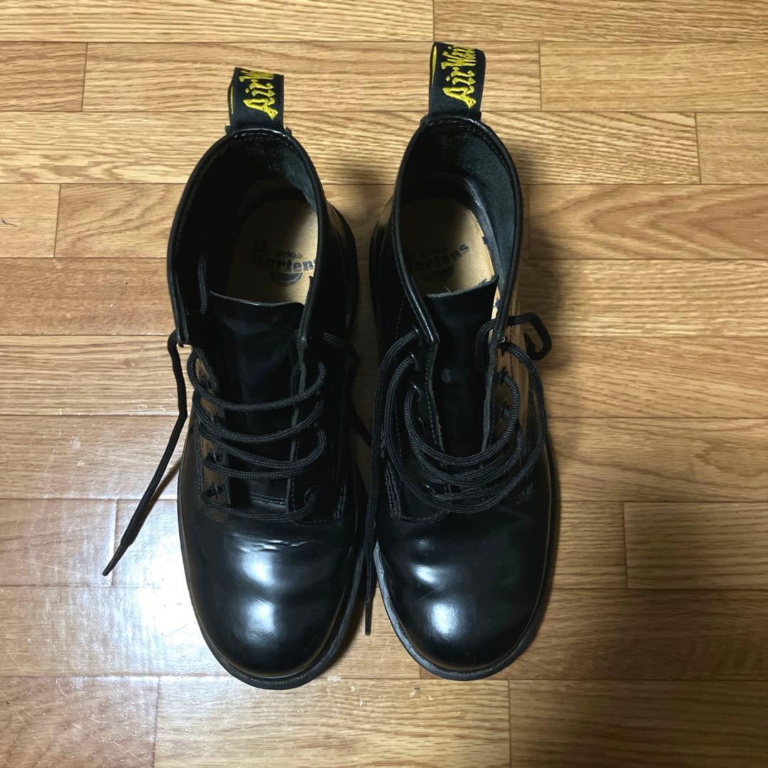 Dr. martens 6ホール UK7 英国製 DR.MARTENSドクターマーチン 6ホールブーツ 厚底 焦げ茶 UK7