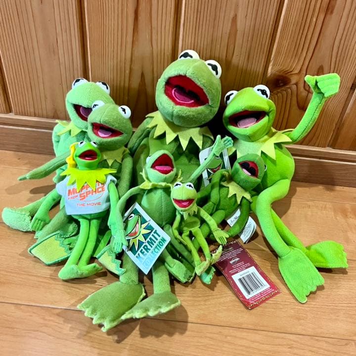 カーミット ぬいぐるみ 8体 セット マペッツ セサミストリート カエル