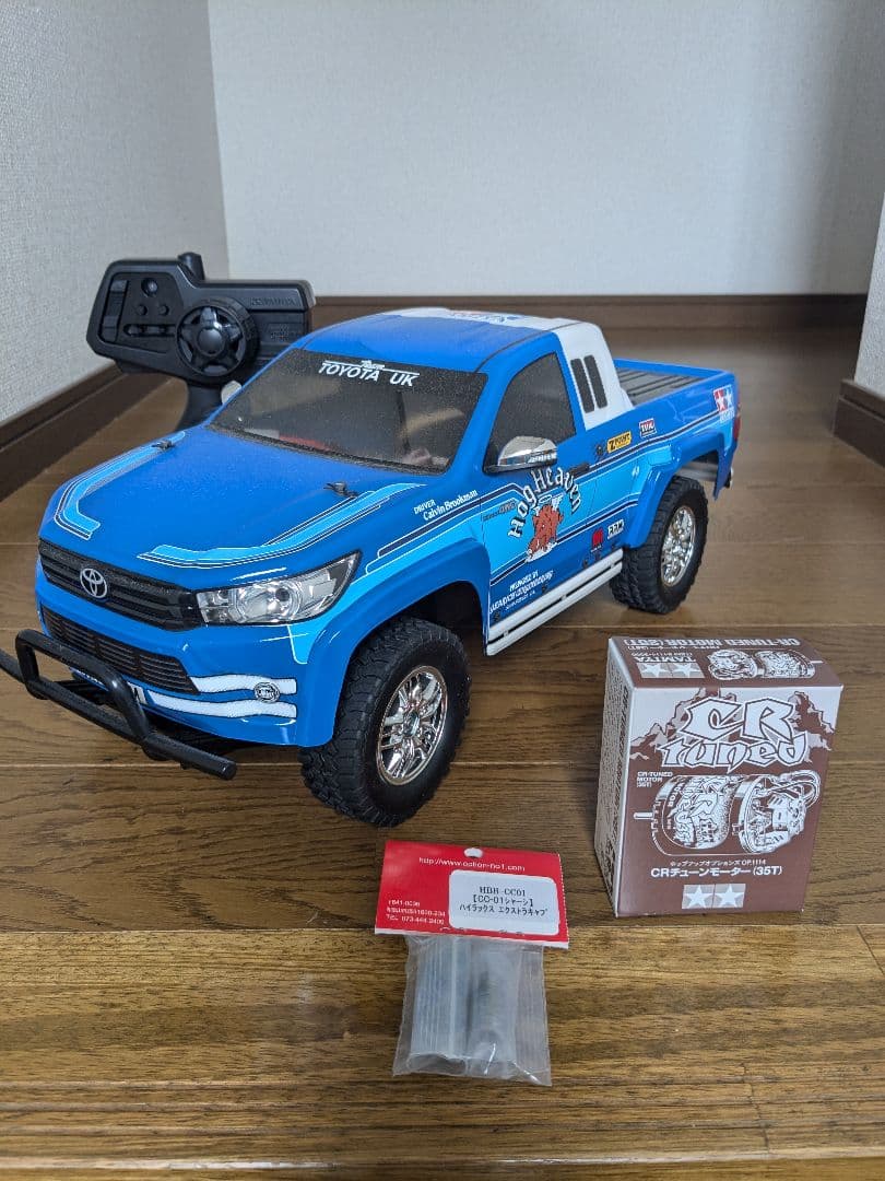 タミヤ XB トヨタハイラックスエクストラキャブ（CC-01）未走行品