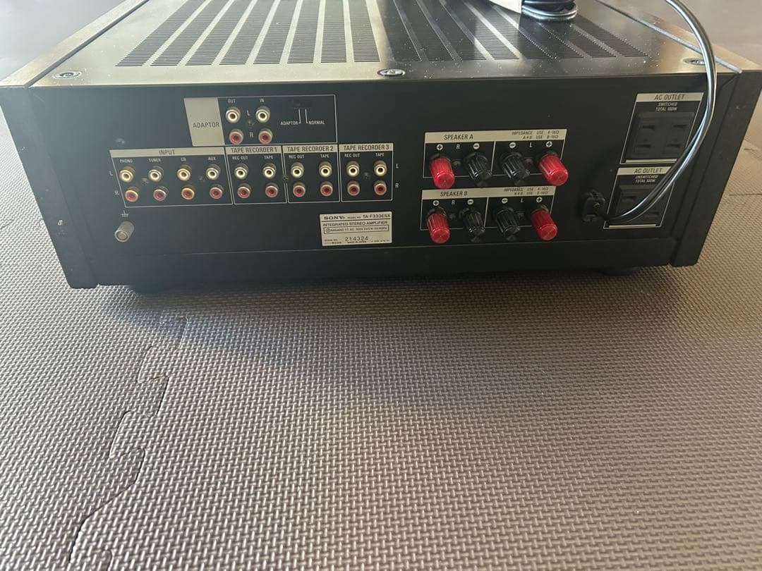 SONY 333ES アンプ EXTREME HIGH SENSITIVITY - メルカリ