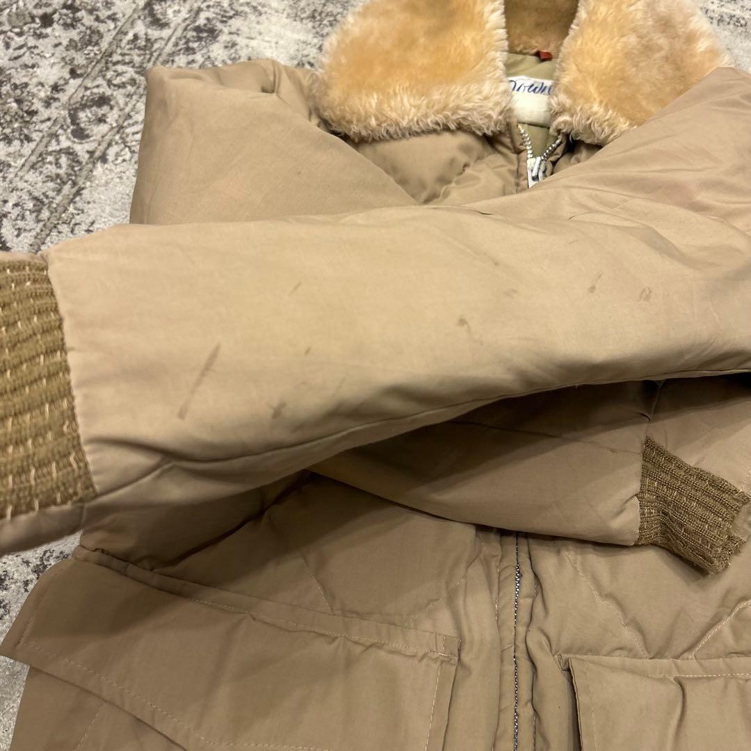 希少 70s Schott ショット 白タグ ウエスタン ダウンジャケット ボア
