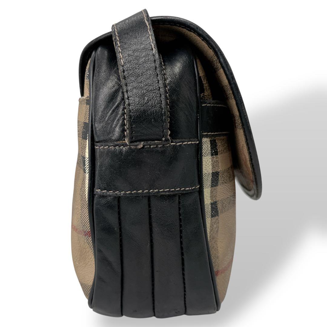 希少 オールド バーバリー ショルダーバッグ ノバチェック シャドー