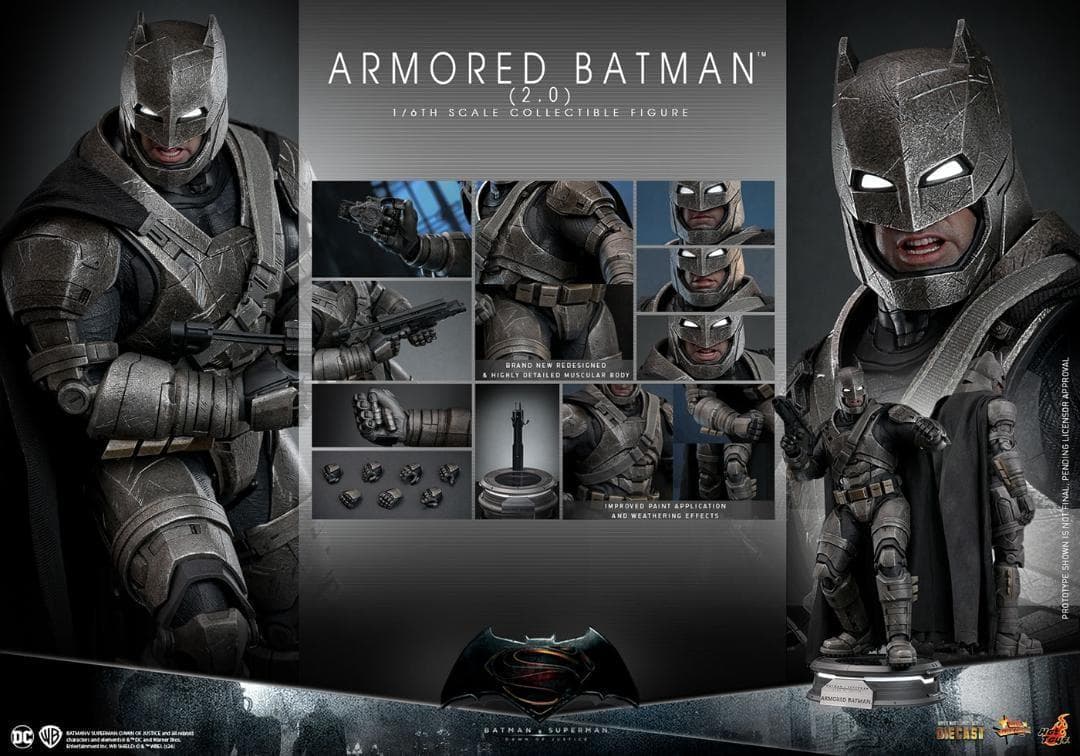 ホットトイズ1/6 アーマード・バットマン 2.0 通常版 MMS742D62 - メルカリ