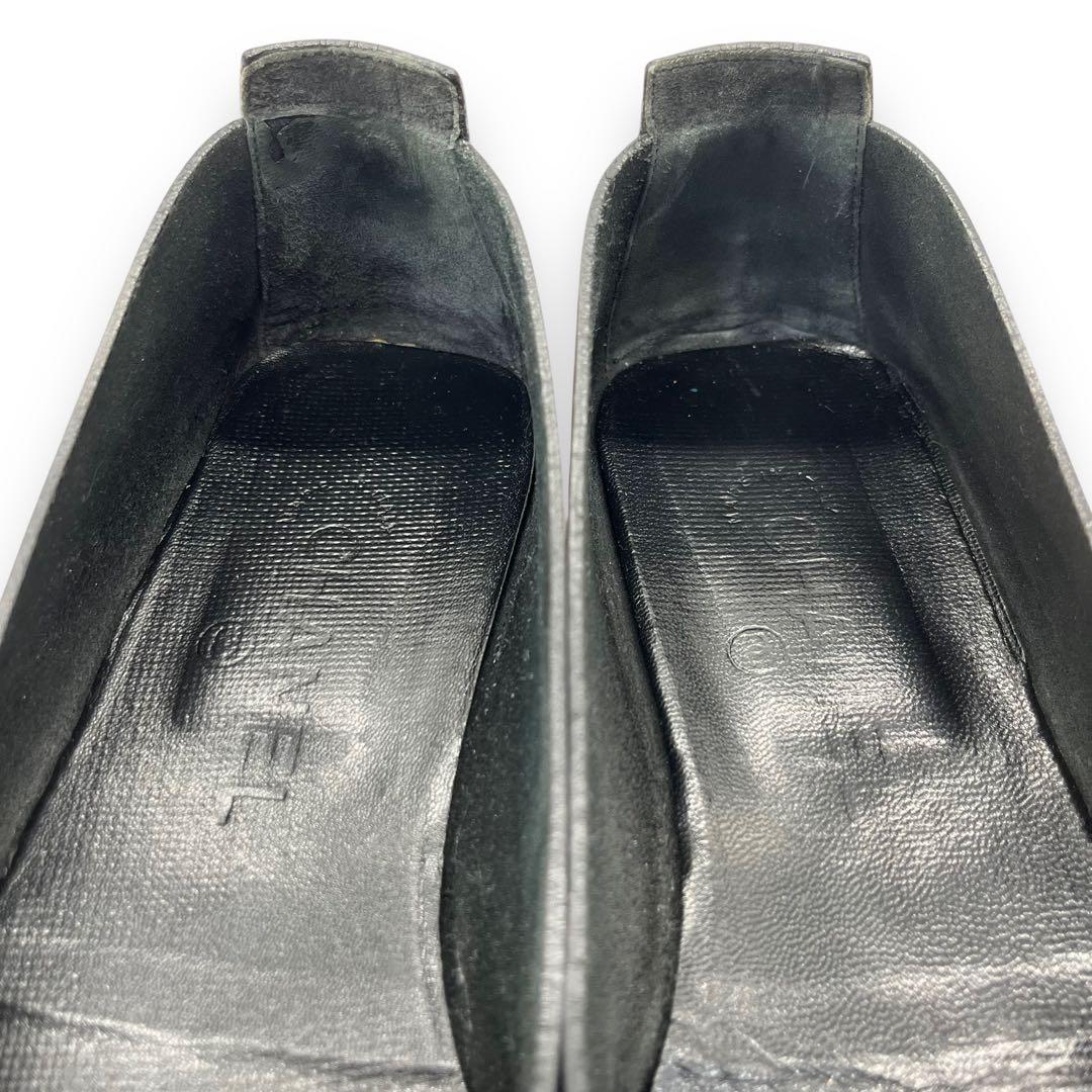 CHANEL シャネル ココマーク ステッチ ドライビングシューズ 24.0cm