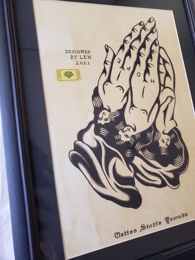 受注生産のみ タトゥー スタジオ ヤマダ ポスター 山田レン 聖母マリア