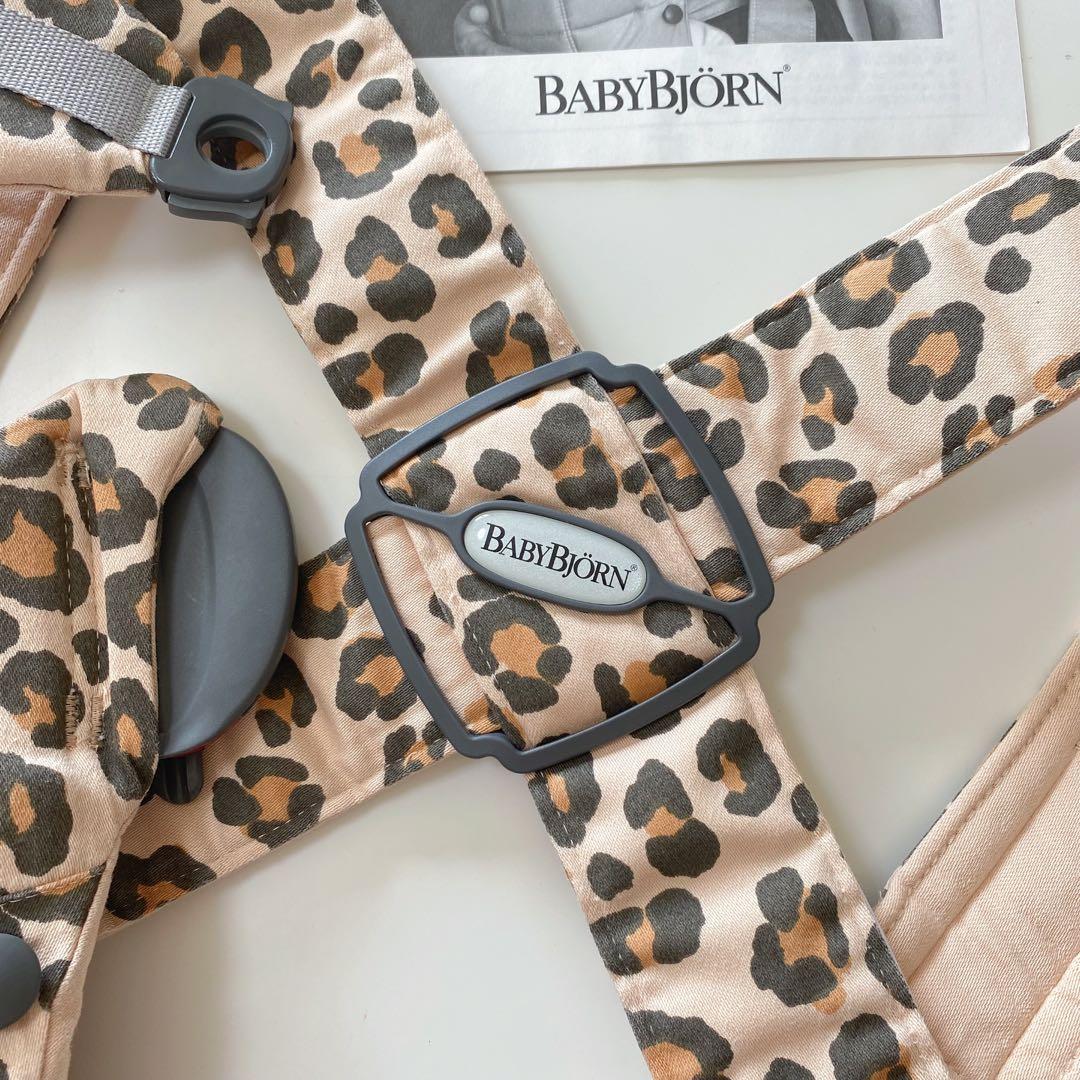 美品♡ ベビービョルン ベビーキャリア MINI ベージュ レオパード豹柄