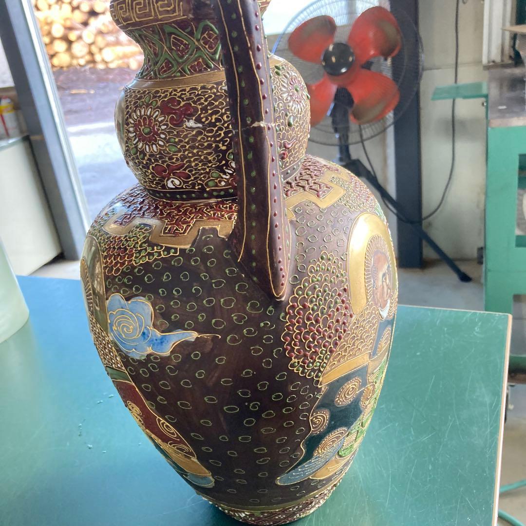 詳細不明 花瓶 壺 汚れあり 昭和レトロ