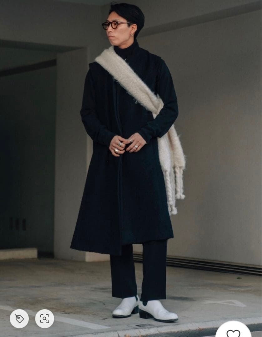 JUHA SLEEVELESS COAT / Black