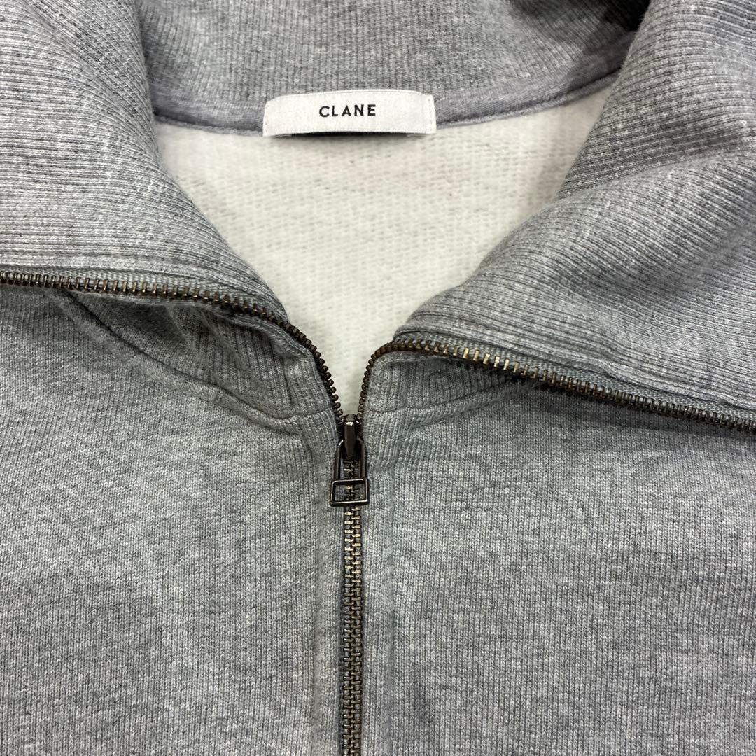 2025 CLANE 美品 グレー ジップアップ スウェット - メルカリ