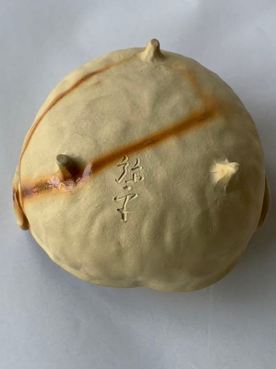 茶器セット1 白泥 手捻り火襷】間野弥平 共箱