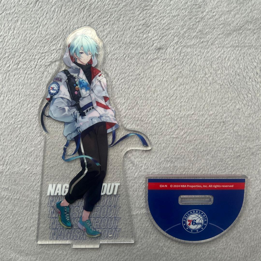 にじさんじ NBAコラボ アクリルスタンド 渚トラウト - メルカリ