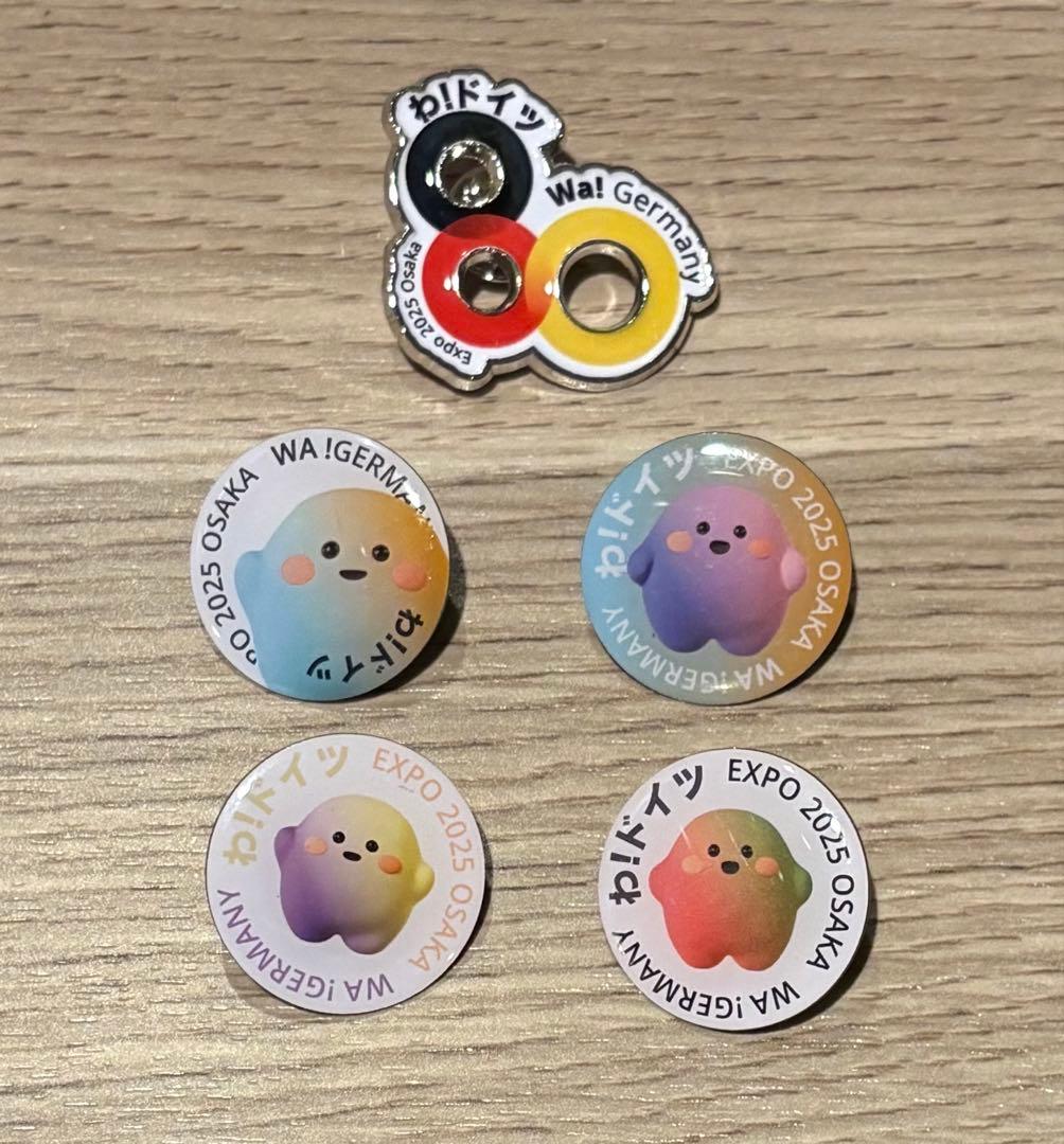 コンプリートセット】万博 ドイツ館 ピンバッジ サーキュラー - メルカリ