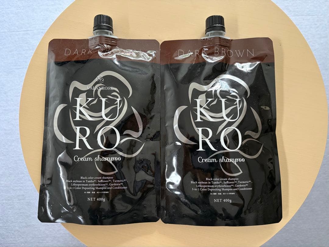 KURO ダークブラウン カラーシャンプー 600g 2個セット 楽天市場】【LINEお友だち追加で500円クーポン】白髪染め シャンプー