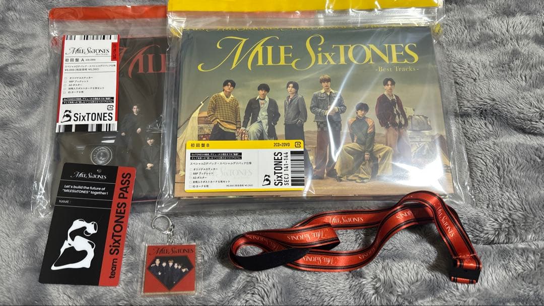 SixTONES ベストアルバムMILESixTONES DVD 初回盤A B SixTONES/ MILESixTONES -Best Tracks- 初回盤B（DVD付） 【CD