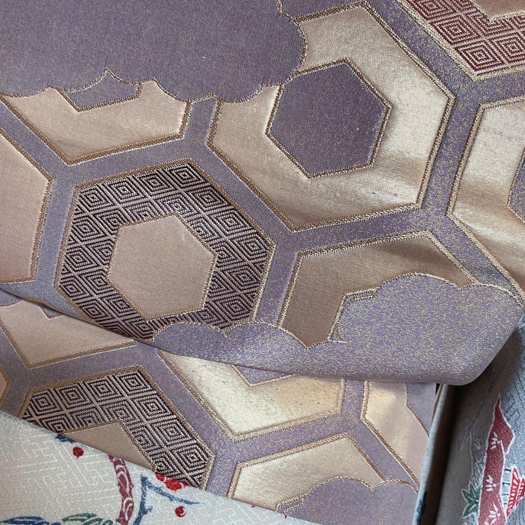 小紋のみ 型染め 紗綾形地紋 着物 P3 - メルカリ