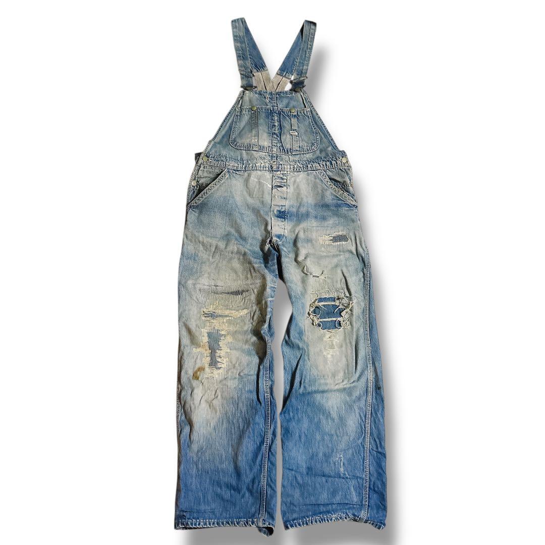 LEE JELT DENIM オーバーオール 60s〜70s ヴィンテージ VINTAGE 60's LEE JELT DENIM OVERALL Made in USA ヴィンテージ 60