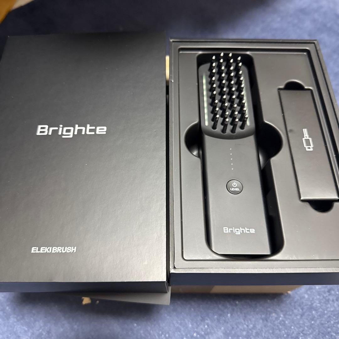 はっこ　Brighte ELEKI BRUSH 美容器具セット 新型】Brighte ELEKI BRUSH PLUS エレキブラシ プラス 美顔器 頭皮ケア