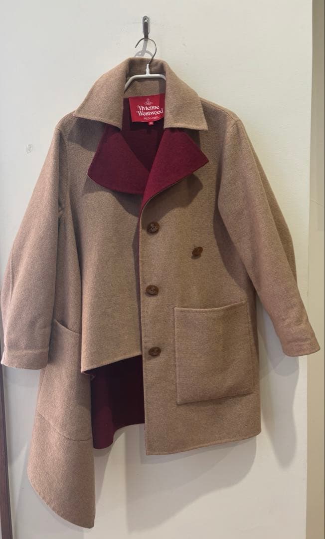 Vivienne Westwood ウールピーコート サイズ00 Vivienne Westwood ストライプ ピーコート | ブラック | FARFETCH JP