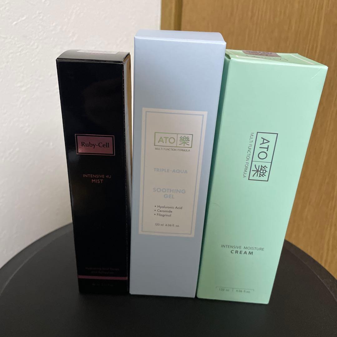 Ruby-Cell ルビーセル　4Uミスト&ジェル&クリームの3点セット ルビーセルインテンシブ4Uミスト 3本セット ルビーセル 4uミスト 正規