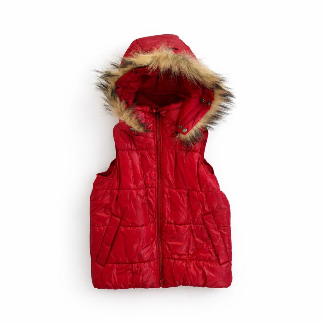 平成ギャル y2k ファーベスト 肉厚 光沢 グランジ archive 赤 - メルカリ