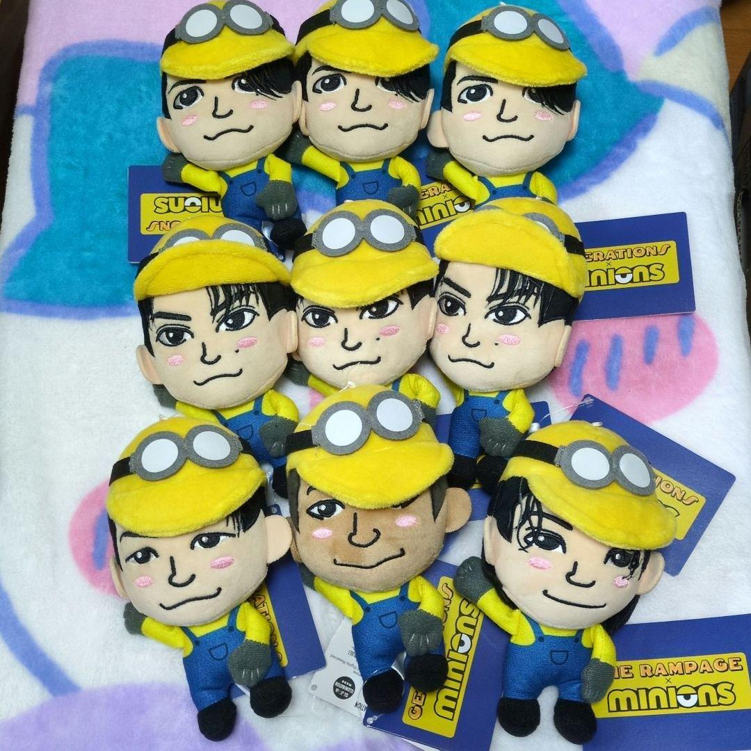ミニオン GENERATIONS RAMPAGE ミニぬいぐるみ まとめ売り - メルカリ