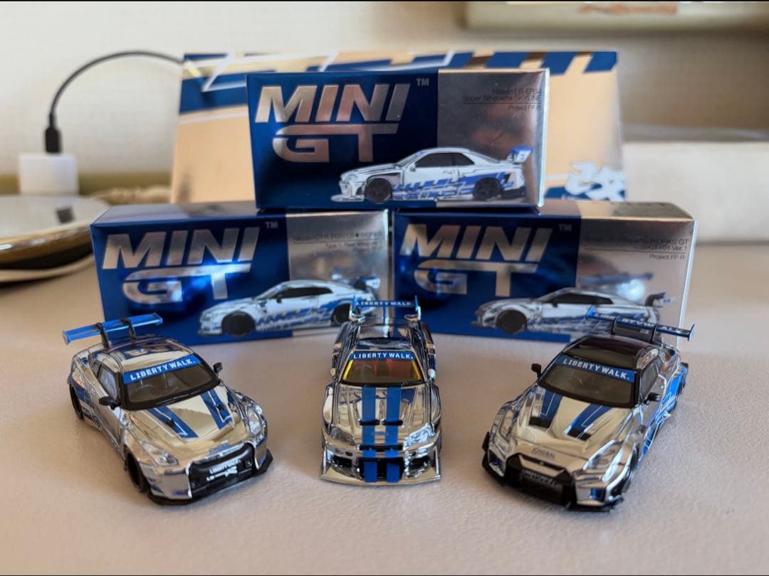 MINI GT Liberty Walk GT-R 3台セット MINI GT LBWK Liberty Walk Tokyo Auto Salon 2026 Limited Nissan GT