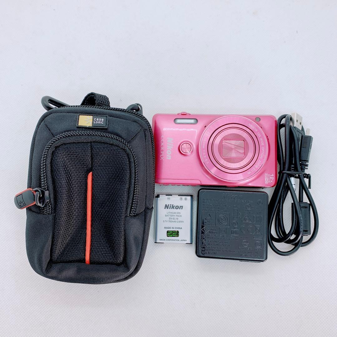 Nikon デジタルカメラ COOLPIX S6900 ニコン ピンク デジカメ - メルカリ
