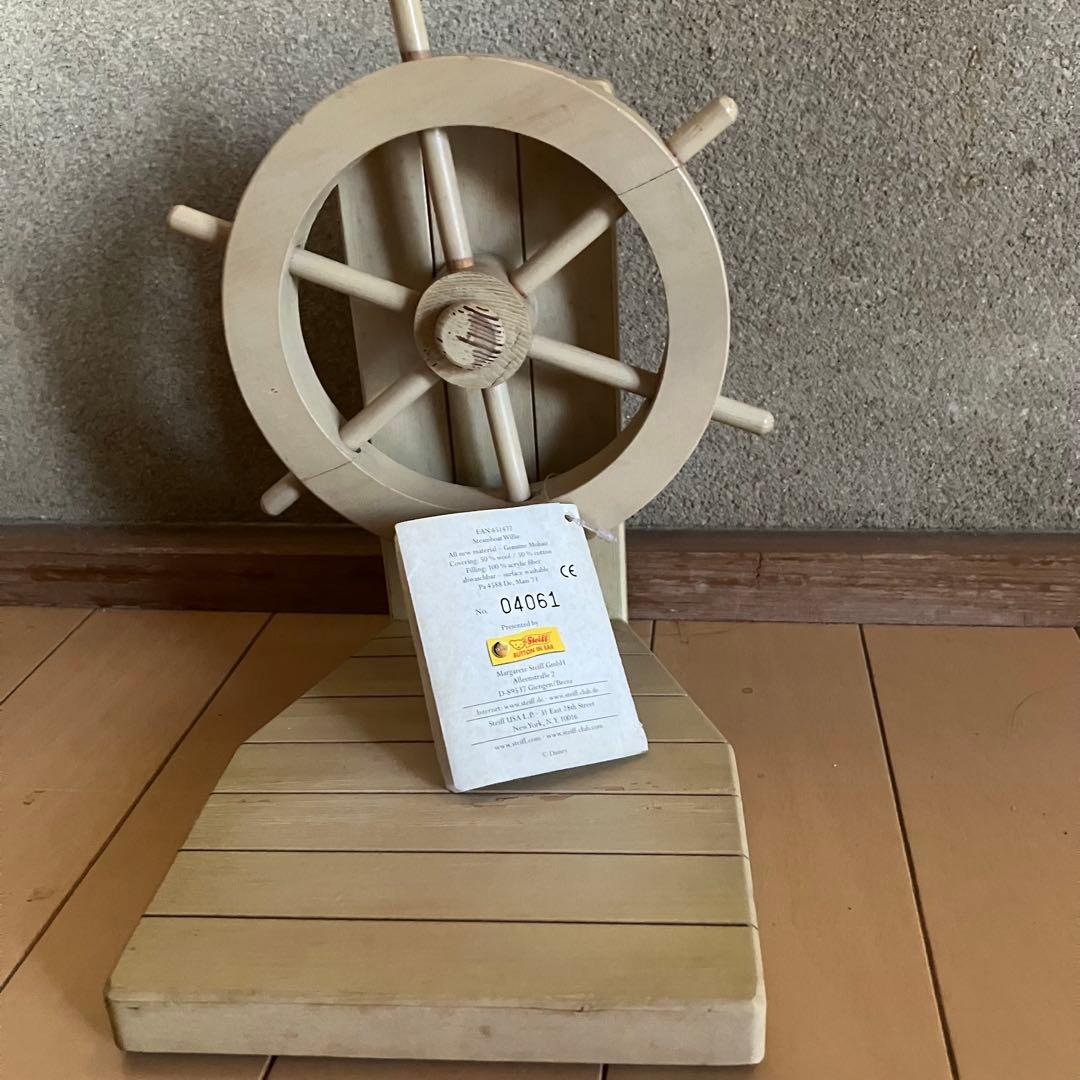 希少 シュタイフ 蒸気船ウィリー ミッキーマウス 世界限定 10000体