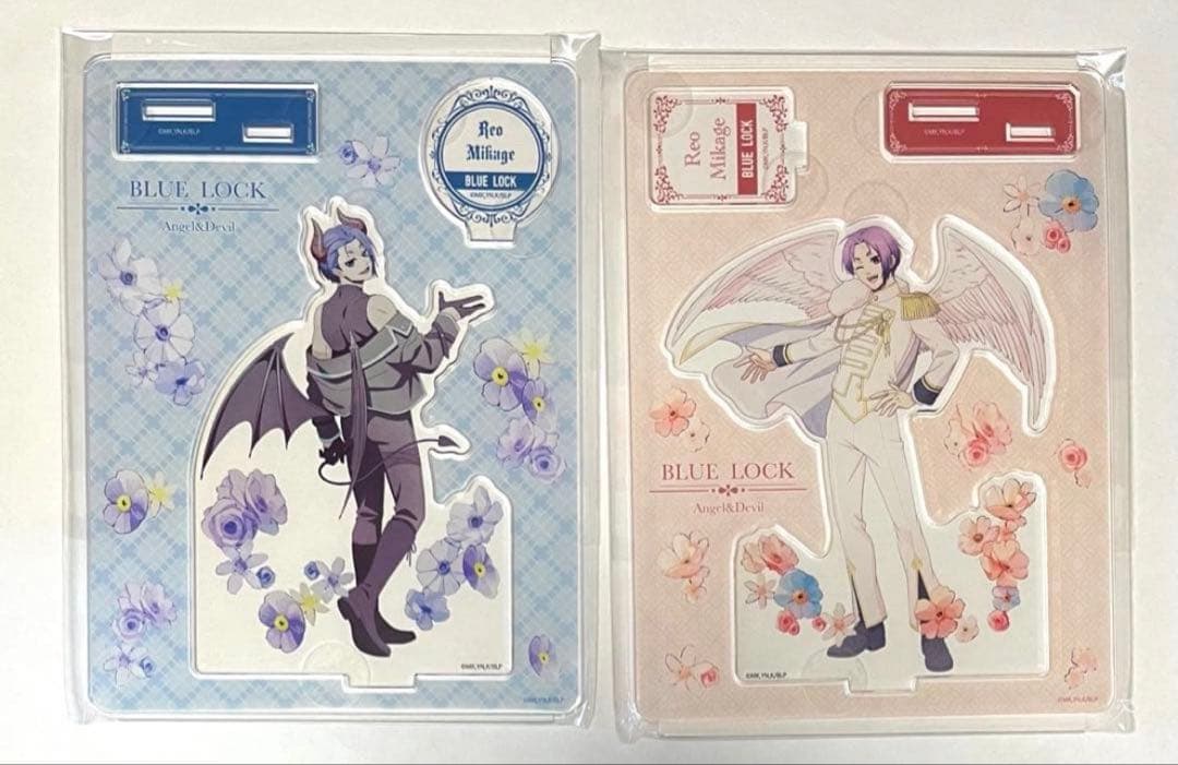 ブルーロック 御影玲王 ファボテリア 天使と悪魔 フラワー柄 アクリル