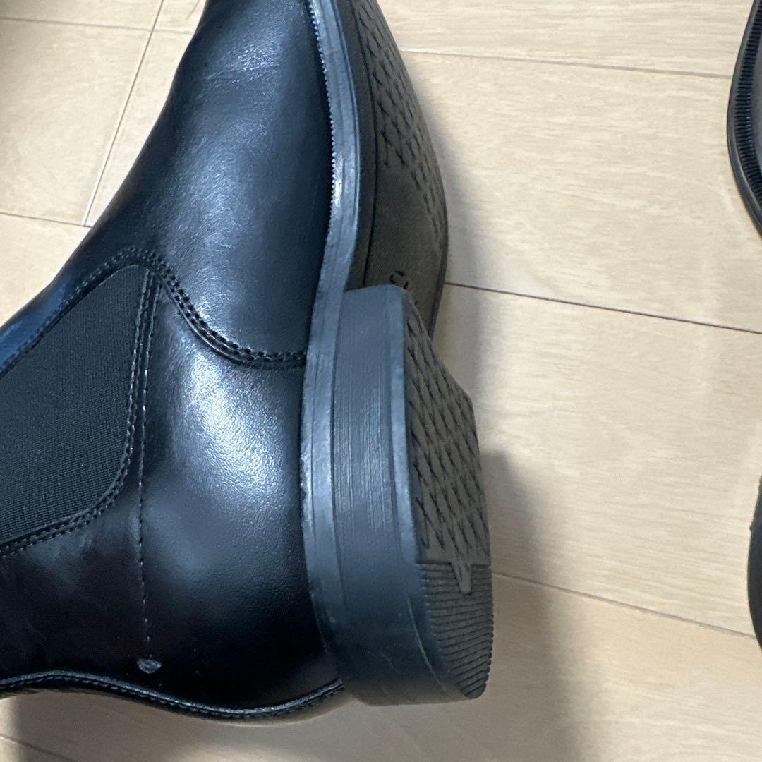 Clarks ブラック サイドゴアブーツ　値下げ可能　26.5cm 27.0cm