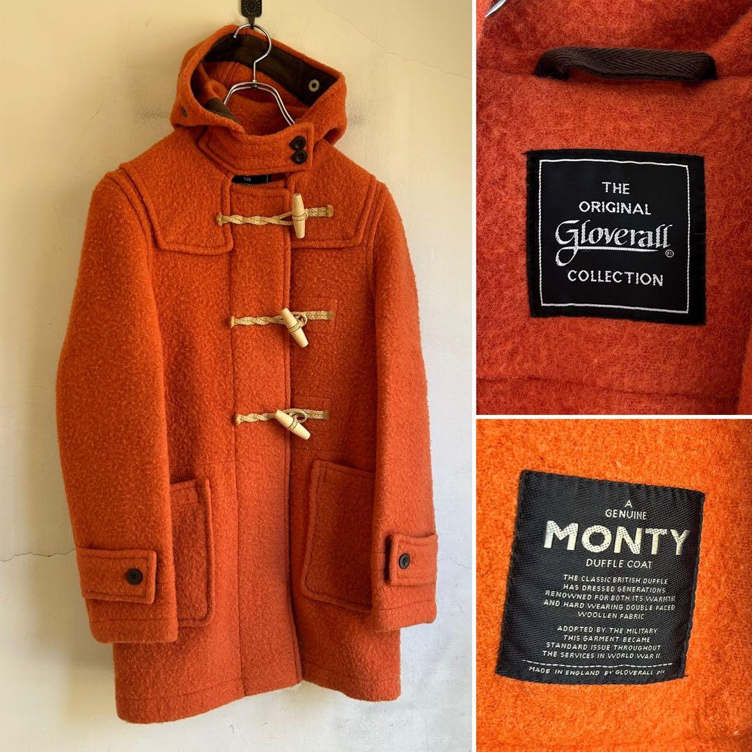 Gloverall MONTY ダッフルコート グローバーオール オレンジ 38 - メルカリ