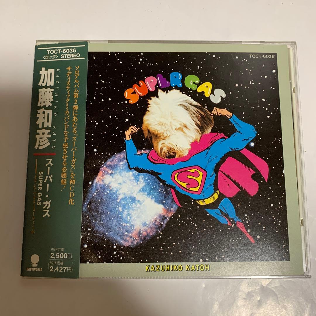 加藤和彦　スーパー・ガズ 帯付き TOCT-6036 加藤和彦 Kazuhiko Katoh / スーパー・ガス - レコード・ショップ