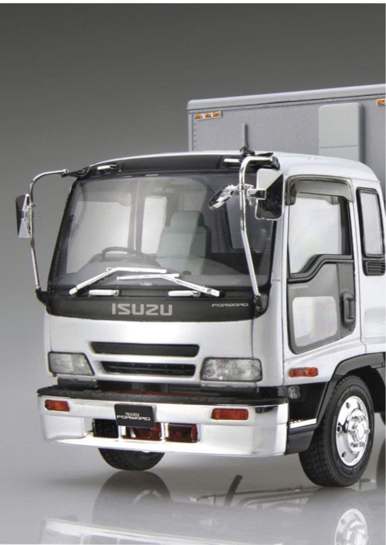 デコトラプラモデル いすゞ フォワード 純正ミラー メッキ ヘビー