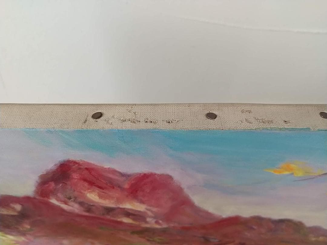 P15「晩秋妙高」1978 絵画 油絵