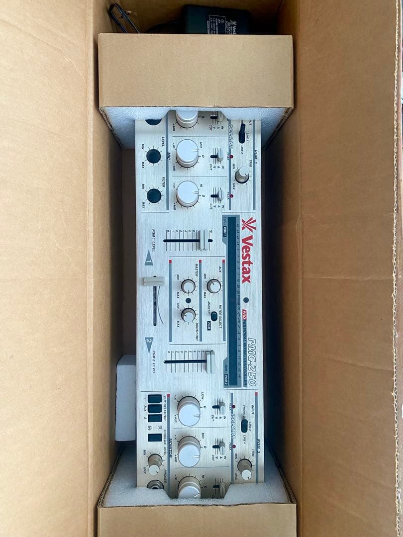 Vestax PMC-250 DJミキサー ゴールド 箱付き ロータリー