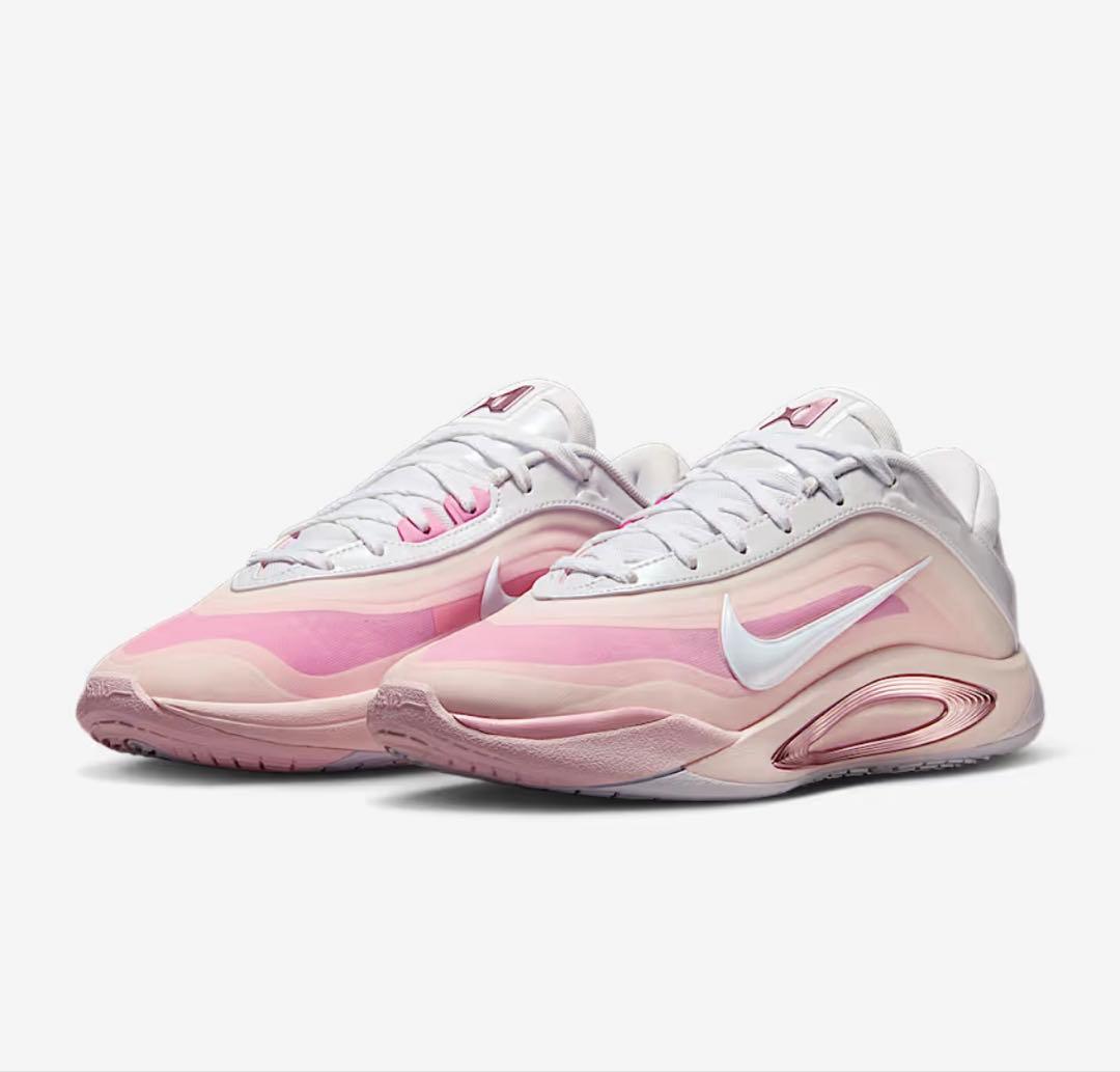 Nike エイジャ ウィルソン エーワン ピンク/ホワイト 22.5cm - メルカリ