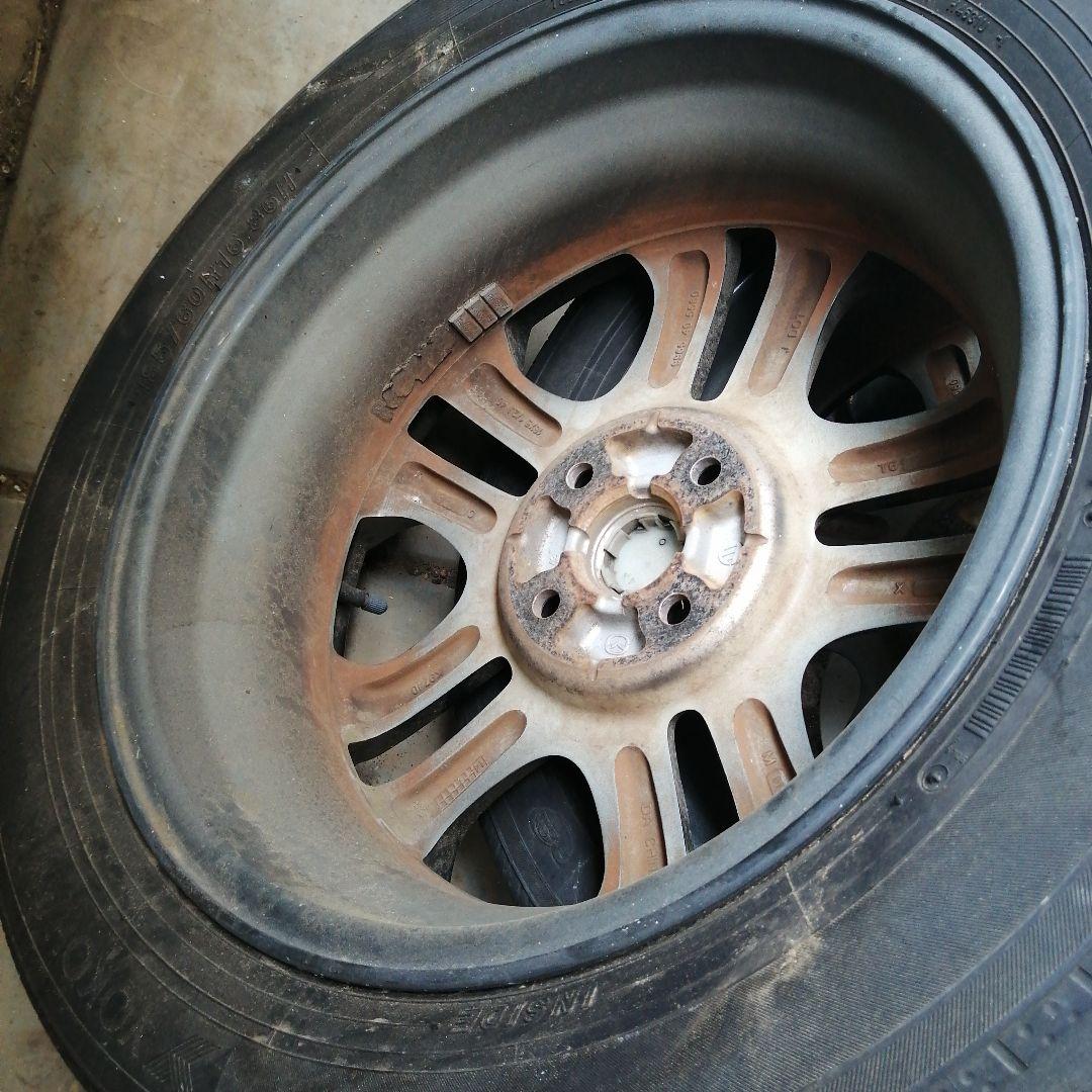 4本セット）デミオ 16インチ 純正アルミホイール185-60-R16タイヤ用