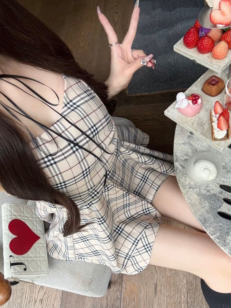 Lumignon originalValentine check bustier