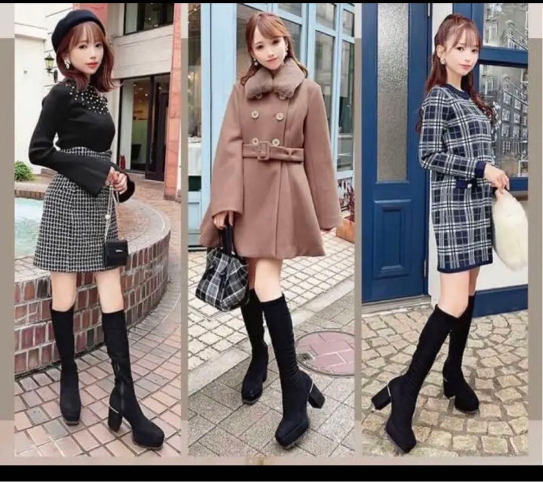 ミシェルマカロン ロングブーツ - メルカリ