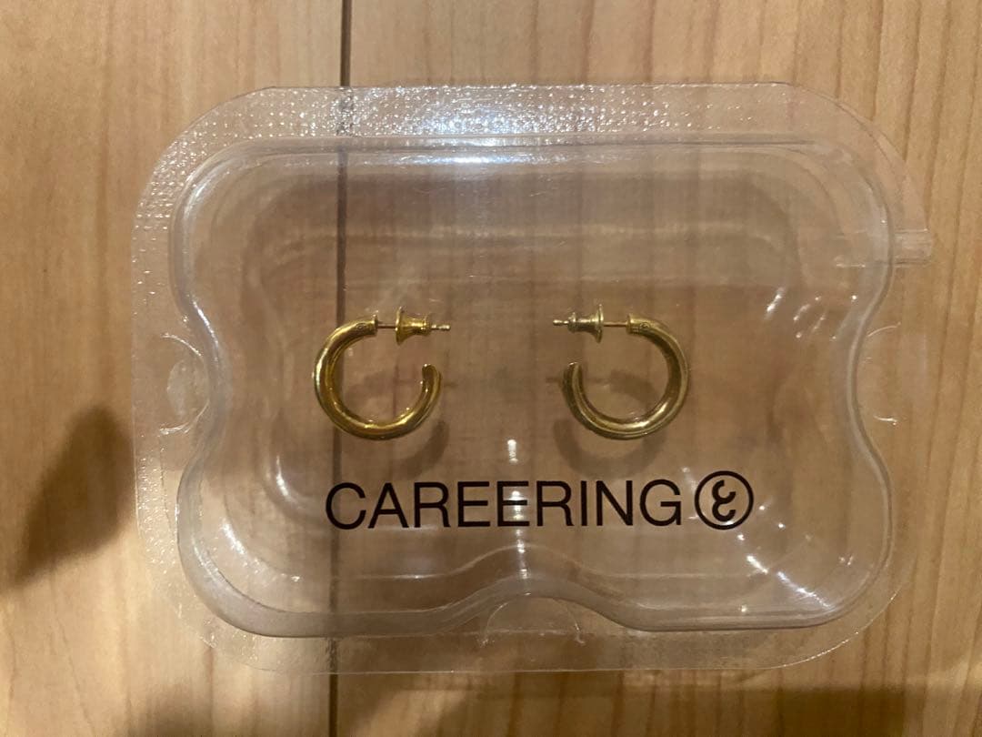 キャリアリング フープ ピアス 501 CAREERING ゴールド