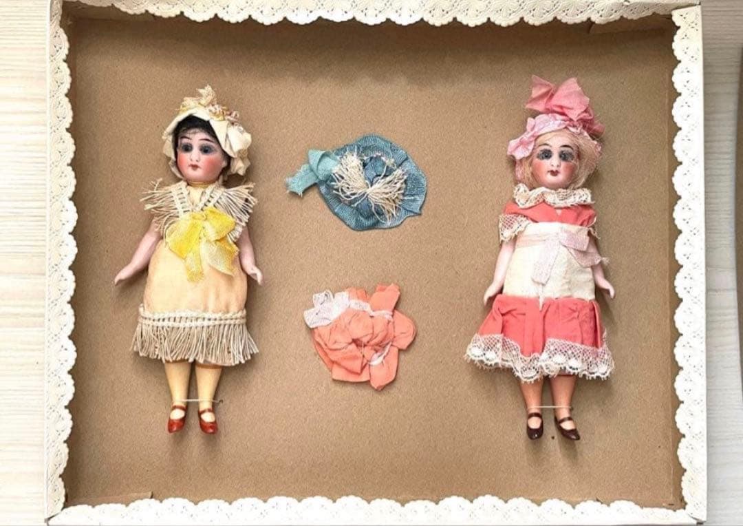 Hertwig オリジナル　新品箱付　アンティーク　ドール　ミニョネット ドイツ アンティーク ビスクドール | ドイツ Hertwig & Co. ヘルトヴィヒ