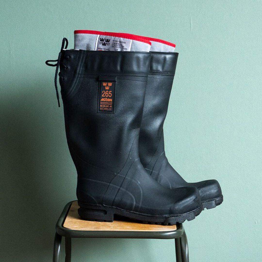 スウェーデン軍M90編み上げラバーブーツ長靴ミリタリー軍モノデッドストック新品 スウェーデン軍M90編み上げラバーブーツ長靴ミリタリー軍モノデッド