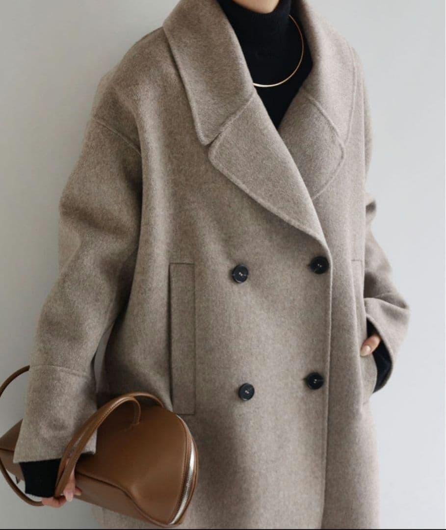 美品 evernavy エバーネイビー ウールリバー Pコート 楽天市場】evernavy エバーネイビー リバー ピーコート レディース