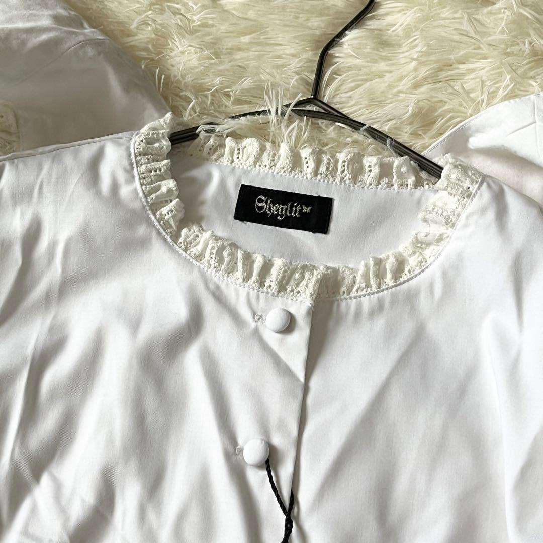 Sheglit シェグリットAlicia レースブラウス 長袖 ロリータ 長袖