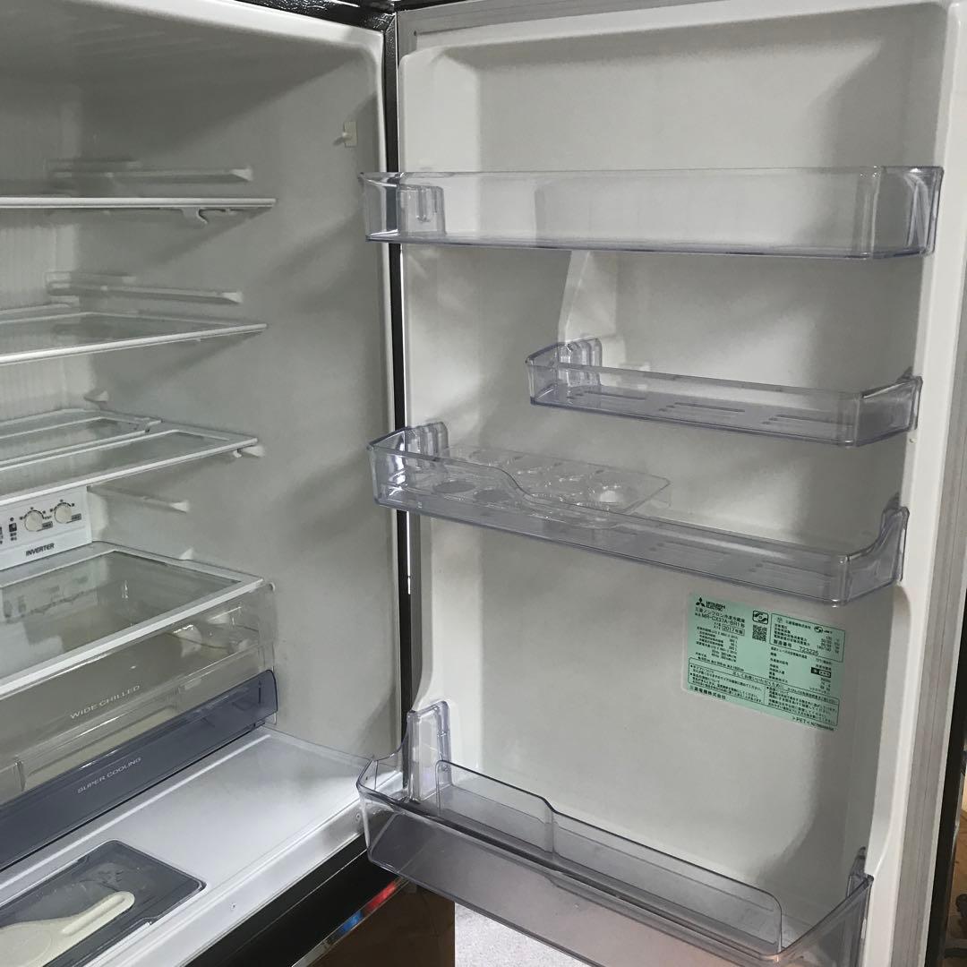 美品】ミツビシ ノンフロン冷凍冷蔵庫 MR-CX37A-BR1 2017年 K - メルカリ