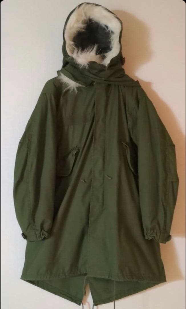 M-65 フィッシュテールパーカー アルミジップ XSサイズ フルセット 最初期】XS M-65 フィッシュテール フルセット アルミジップ 実物