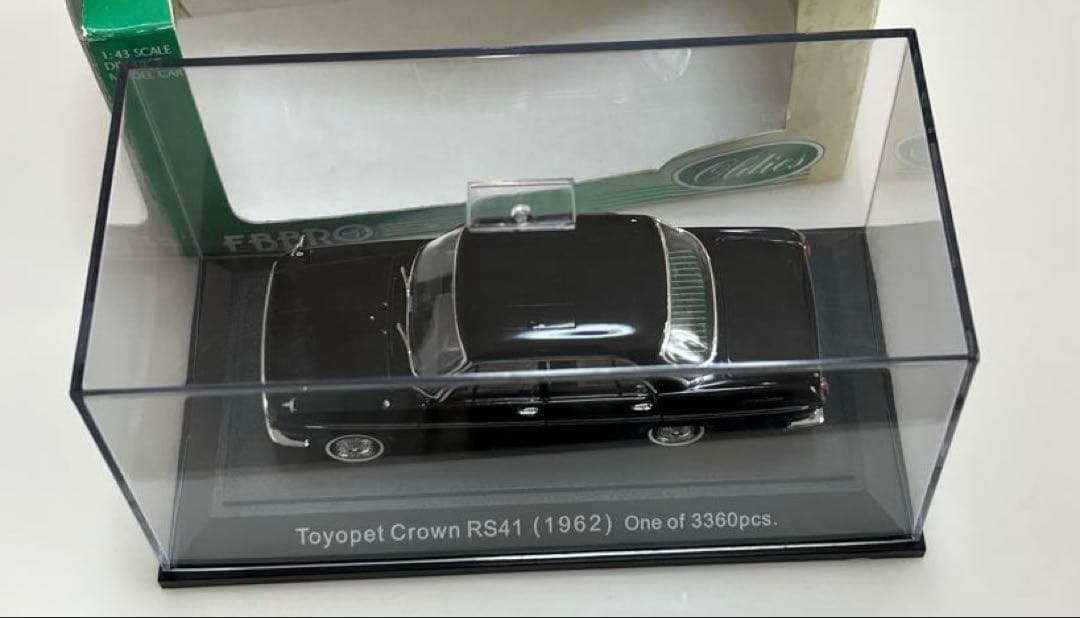 エブロ トヨペットクラウン 1962 RS41 1/43 ミニカーブラック - メルカリ